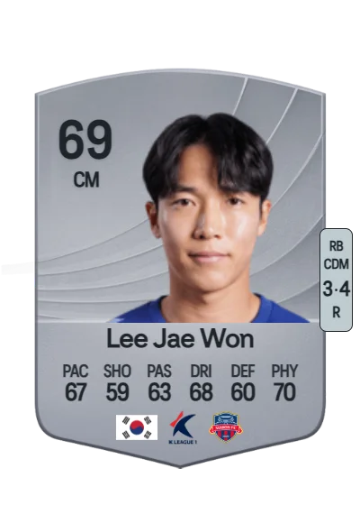 Jae won Lee card