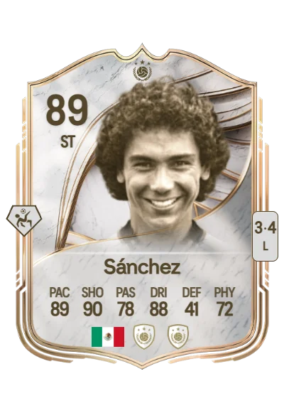 Hugo Sánchez card