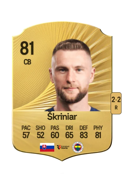 Milan Škriniar card