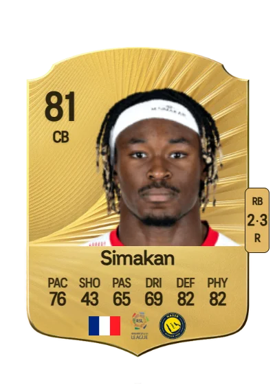 Mohamed Simakan card