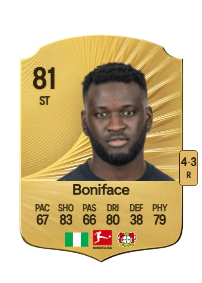 Victor Boniface card