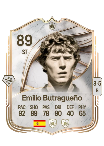 Emilio Butragueño Santos card