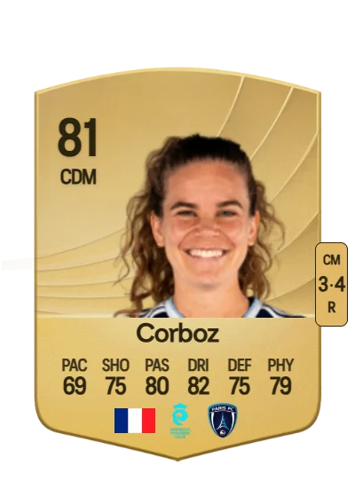 Daphne Corboz card