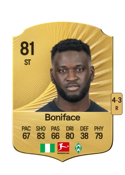 Victor Boniface card