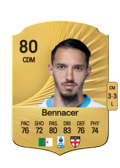 Ismaël Bennacer card