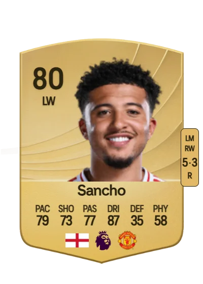 Jadon Sancho card
