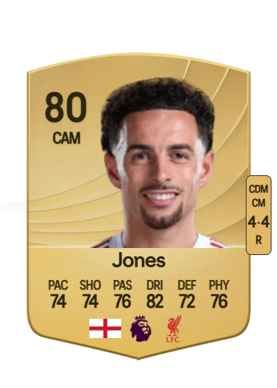 Curtis Jones card